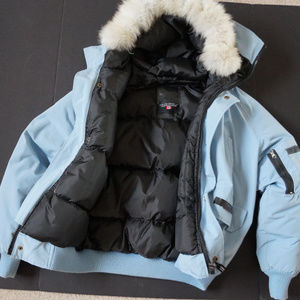 Canada Goose Like Down Jacket Fur Hood  Sz S M